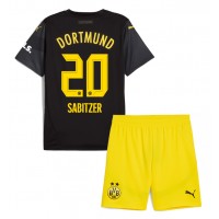 Borussia Dortmund Marcel Sabitzer #20 Replica Away Minikit 2024-25 Short Sleeve (+ pants)